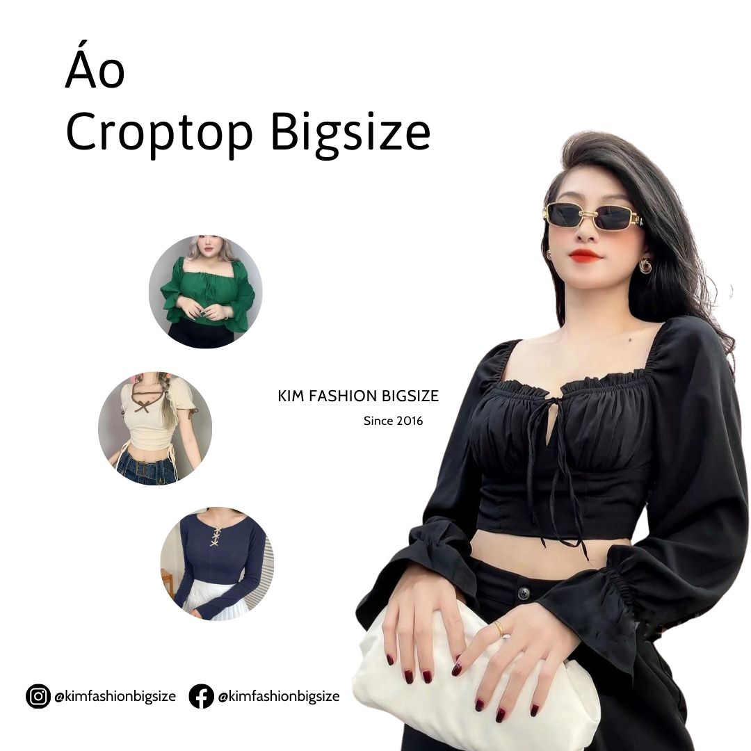 Áo Croptop Nữ Bigsize