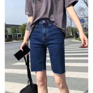 Quần ngố bigsize kimfashion,quần biker bigsize cạp lưng cao co giãn size 60-80kg