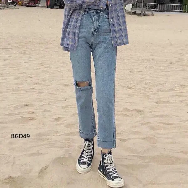 Quần baggy bigsize Kimfashion, quần baggy ulzzang from rộng BGD49-25 Từ 60-90kg