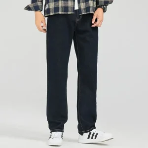 Quần jean nam big size Kim Fashion cao cấp màu xanh đen thời trang nam size lớn 80-120kg
