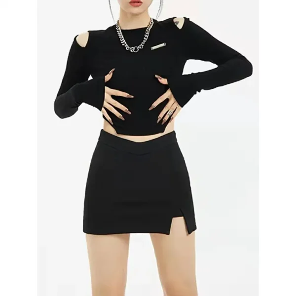 Quần giả váy bigsize 55-90kg, chân váy nữ cony cạp v dáng ôm body có quần trong Kimfashion-hoả tốc hcm - Hình ảnh 5