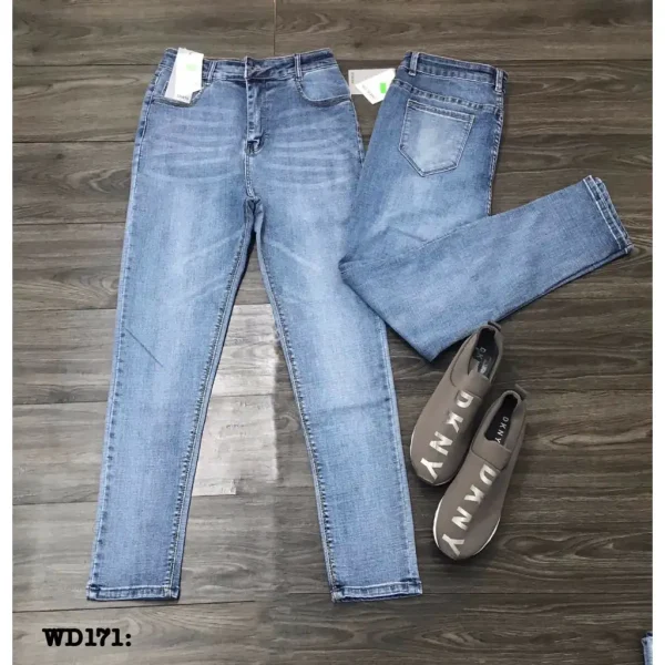 quần jeans dài co giãn bigsize kdo1 đậm 3034 - Hình ảnh 2