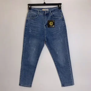 Quần jean nữ bigsize kìmashion,quần jean nữ lưng cao co giãn big size Kl01 56-75kg