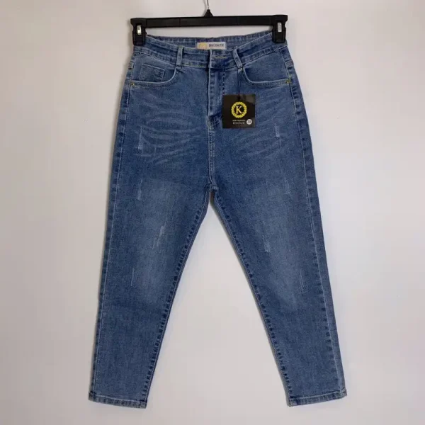 Quần jean nữ bigsize kìmashion,quần jean nữ lưng cao co giãn big size Kl01 56-75kg