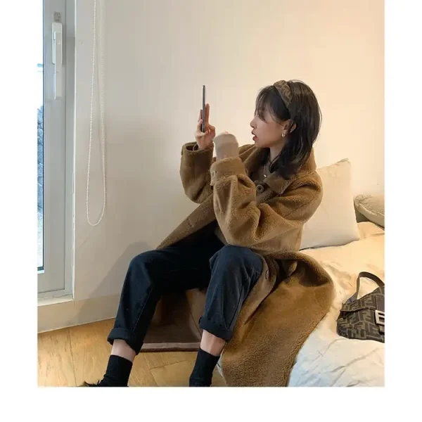 Quần ống rộng nữ bigsize KimFashion, quần baggy cạp lưng cao form ulzzang hàn quốc BGD-D - Hình ảnh 7