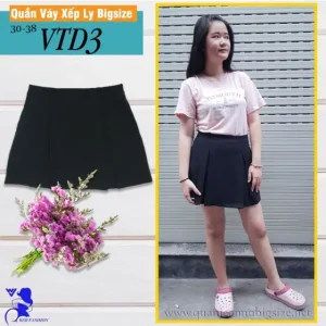 Quần váy bigsize vtd3 30-38