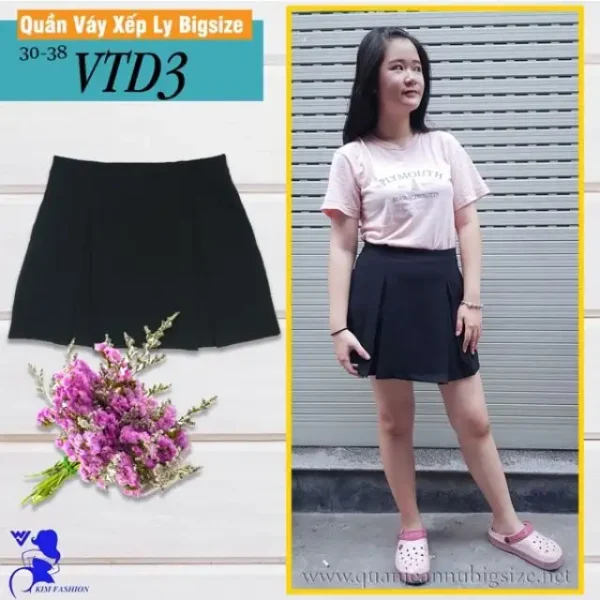 Quần váy bigsize vtd3 30-38