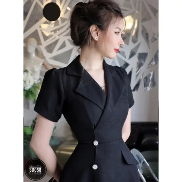 SET áo phối cổ dáng chữ A và chân váy chữ A phối màu bigsize - Hình ảnh 8