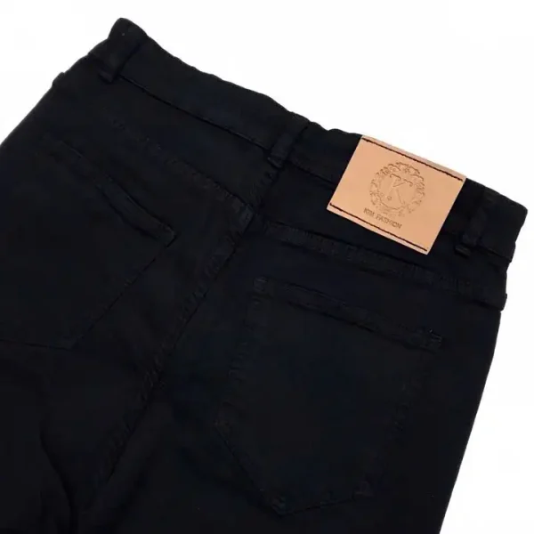 Quần ngố Jeans Đen Bigsize Co giãn Size 30-36 - Hình ảnh 3