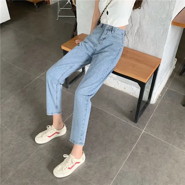 Quần baggy bigsize KimFashion, quần ống rộng cạp lưng cao form ulzzang hàn quốc - Hình ảnh 3