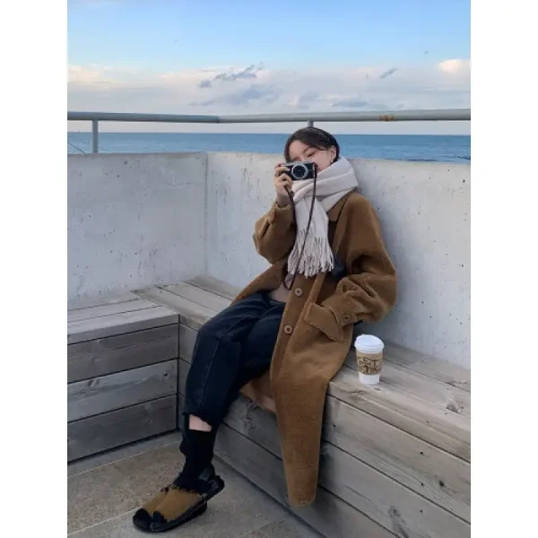Quần ống rộng nữ bigsize KimFashion, quần baggy cạp lưng cao form ulzzang hàn quốc BGD-D - Hình ảnh 5