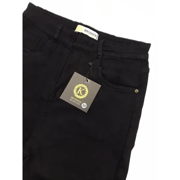 Quần Jeans Đen Bigsize KimFashion Co giãn Fulsize 55-90kg - Hình ảnh 5