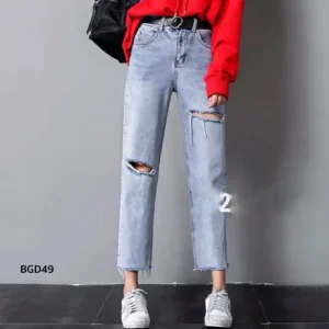 Quần baggy bigsize kimfashion, quần baggy ống rộng lưng cạp cao bigsize bgd51 60-90kg