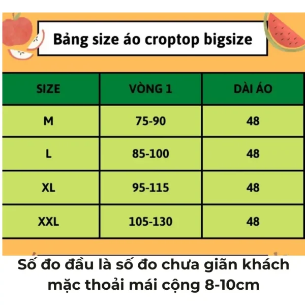 Áo croptop bigsize, áo croptop thun bigsize tay ngắn cổ tim vạ ngang co giãn 55-90kg AT30 Kimfashion - Hình ảnh 3