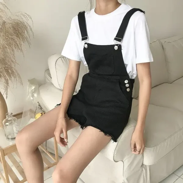 Quần yếm short bigsize 60-85kg, yếm sooc ngắn giữ đùi chất kaki YDD03-yemshortbigsize - Hình ảnh 7