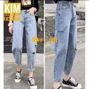 Quần baggy bigsize 45-90kg Kimfashion, quần ống rộng big size lưng cao phong cách ullzang Hàn Quốc BGD49-14