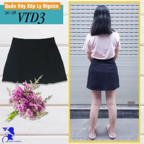Quần váy bigsize vtd3 30-38 - Hình ảnh 3