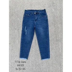 Quần jeans bigsize KIM FASHION, quần co giản 9 tất TL365 từ 60-80kg tùy theo chiều cao Size 32-36