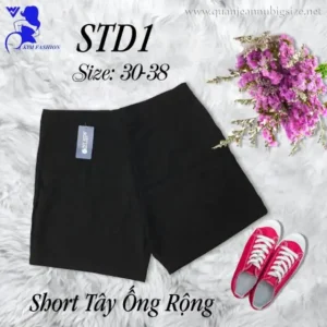 Quần short tây ống rộng Big Size 58-85kg