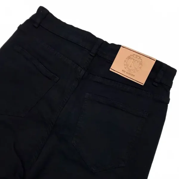 Quần ngố Jeans Đen Bigsize Co giãn Size 30-36 - Hình ảnh 4