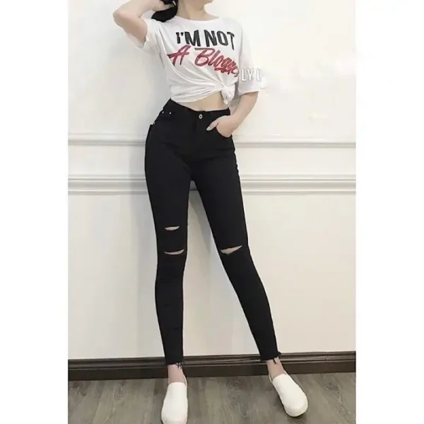 Quần Jeans Đen Bigsize Co giãn Size 29-42