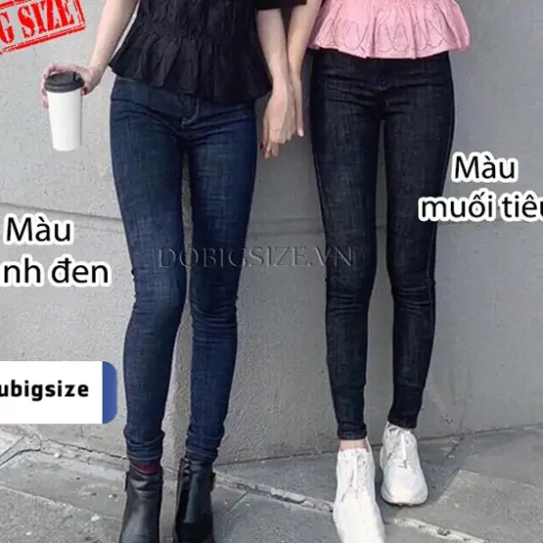 Quần Jean Xít Giặt Big size Co Giãn Size 30-34 - Hình ảnh 4