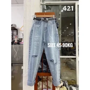 Quần baggy bigsize KimFashion, quần ống rộng cạp lưng cao form ulzzang hàn quốc bgd51