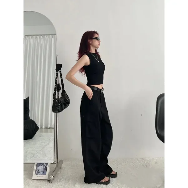 QUẦN SUÔNG KAKI TÚI HỘP CẠP CAO UNISEX BIGSIZE KD04 58-100KG - Hình ảnh 6