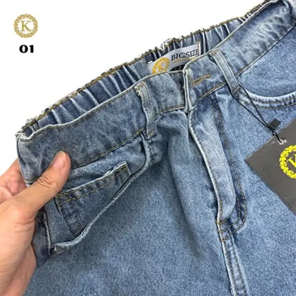 Quần ngố bigsize kimfashion, quần ngố ống rộng bigsize nữ 60-80kg - Hình ảnh 3