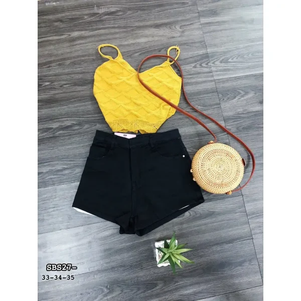 Quần short nữ lưng cao bigsize 60-93kg, quần đùi sọt đáy cao co giãn form ôm kimfashion - Hình ảnh 5