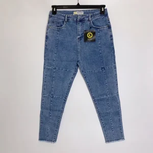 Quần jean nữ bigsize kimfashion, quần jean nữ lưng cao co giãn big size Kl01-1 56-75kg