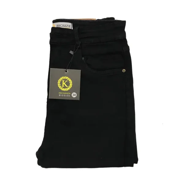 Quần Jeans Đen Bigsize KimFashion Co Giãn Chất Jean Cao Cấp Không Xù Nhão 58-90kg - Hình ảnh 5