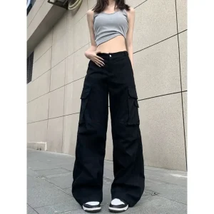 QUẦN SUÔNG KAKI TÚI HỘP CẠP CAO UNISEX BIGSIZE KD04 58-100KG