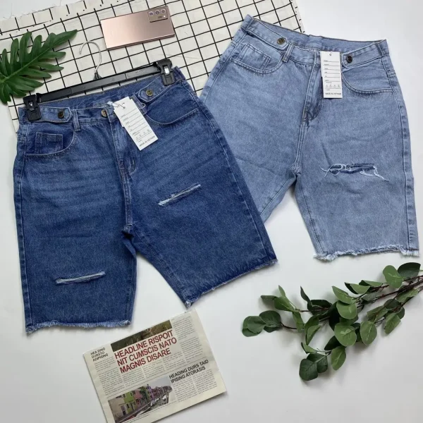 Quần ngố bigsiz kimfashion, quần ngố cạp lưng cao bigsize 58-75kg - Hình ảnh 3