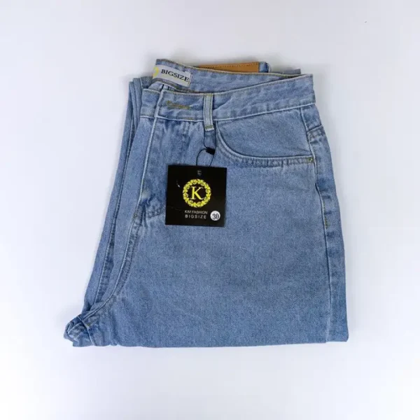 Quần Jeans Suông Ống Rộng Bigsize - Kim Fashion Bigsize - Hình ảnh 4