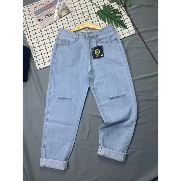 Quần baggy bigsize kimfashion, quần form rộng ulzzang lưng cao BGD nhạt-107 từ 60-90kg