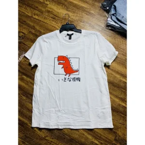 Áo Thun Trắng Họa Tiết Dành Cho Nữ