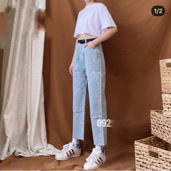 Quần baggy bigsize kimfashion, quần ulzzang form rộng bigsize BGD nhạt-108 từ 60-90kg