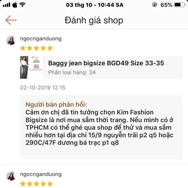 Quần baggy bigsize kimfashion, quần from rộng lưng cao bigsize BGD49-24 Từ 60-90kg - Hình ảnh 4
