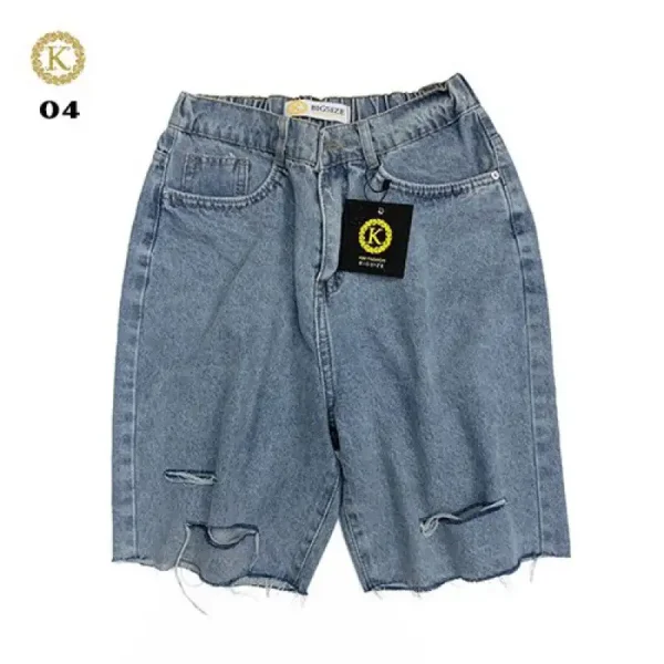 Quần ngố bigsize kimfashion, quần ngố ống rộng bigsize nữ 60-80kg ( mã 04) - Hình ảnh 2