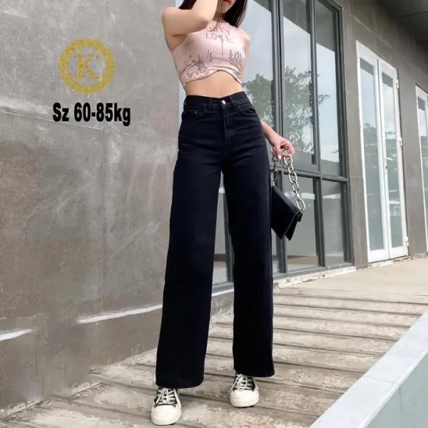 Quần ống rộng bigsize ,quần suông bigsize cạp lưng cao qua rốn 60-85kg KimFashion BGS01-1 - Hình ảnh 2