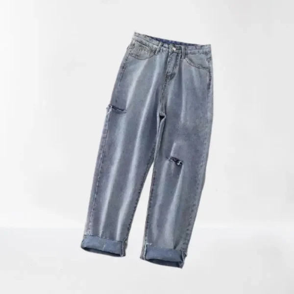 Quần baggy bigsize kimfashion, quần ống rộng bigsize BGD49-2 60-90kg - Hình ảnh 4