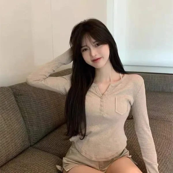 Áo croptop bigsize, áo thun kiểu croptop 55-90kg - Kim Fashion Bigsize AT26 - Hình ảnh 4