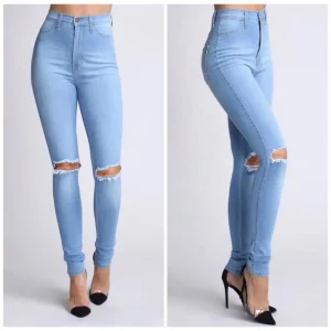 Quần Jeans Bigsize lưng siêu cao size 58-80kg