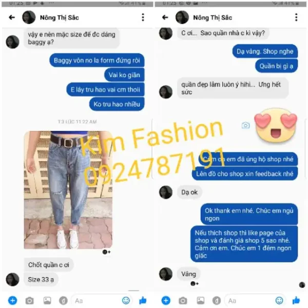 Quần baggy bigsize 60-90kg kimfashion, quần baggy ống rộng cạp lưng cao bigsize - Hình ảnh 2