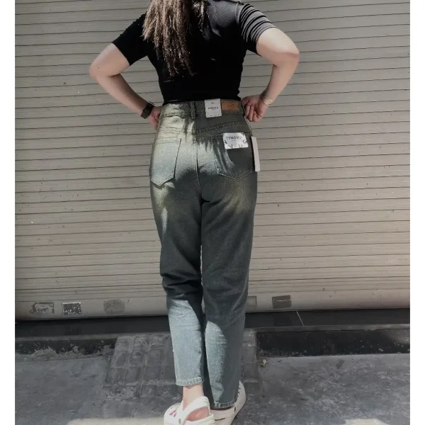 Quần jean baggy bigsize 50-75kg form ống rộng ulzang cạp vừa kimbigsize BGD80 - Hình ảnh 3