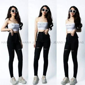 Quần Jeans Đen Bigsize Co giãn Size 38-42 85-110kg