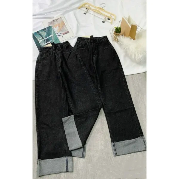 Quần ống rộng bigsize kimfashion, quần ống suông cạp lưng cao big size 60-86kg - Hình ảnh 2