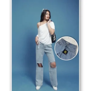 Quần Jean Suông Bigsize dành cho nữ 58-85kg bgs01-51-01