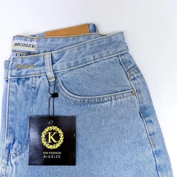 Quần baggy bigsize kimfashion, quần baggy ống rộng cạp lưng cao big size 60-90kg - Hình ảnh 2